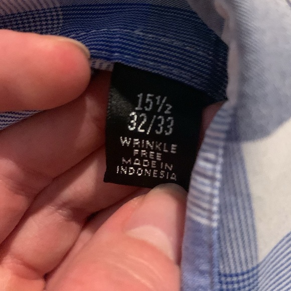 Van Heusen flex collar slim fit stretch button down size Small - Picture 3 of 4